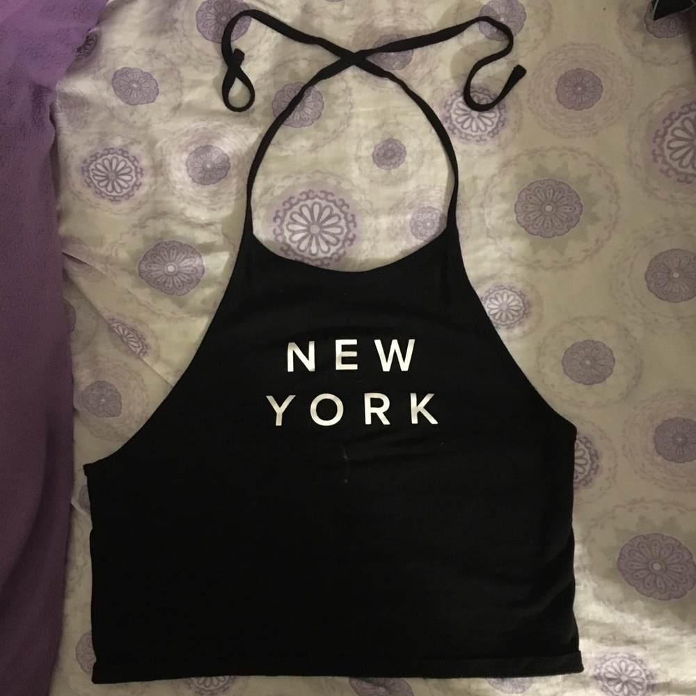 Haulter crop top
